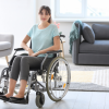 Women in Wheelchair at Home